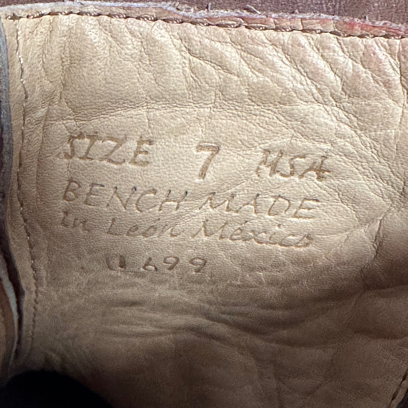 Bed Stu Cobbler Series Ankle Boots 7 Brown Leather Kilim Strap Distressed Zip Up — image 7 of 8